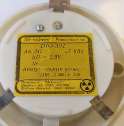 czujk joizacyjna naklejka