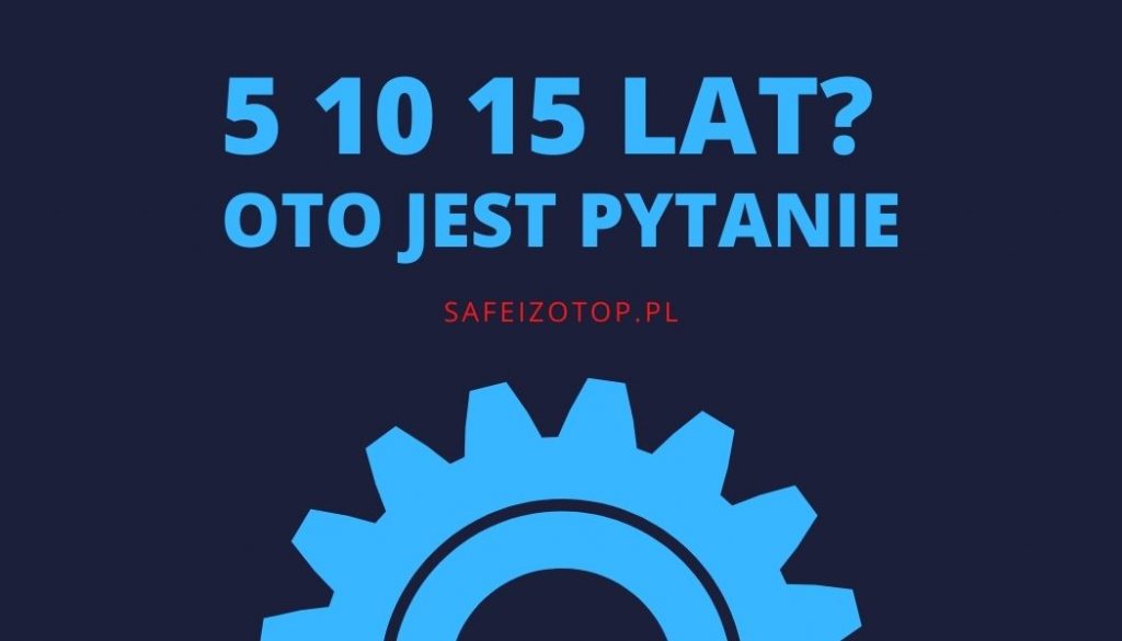 Jaki jest czas eksploatacji czujek izotopowych jonizujących?